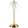 Marie Dumas Gold White Table Lamp