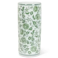 Marie Dumas Green Floral Umbrella Stand