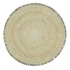 Marie Dumas Grey Beaded Edge Placemat