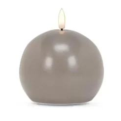 Marie Dumas Grey Flameless LED Ball Candle