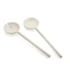 Marie Dumas Guzzini Tiffany Milk White Salad Servers