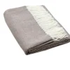 Marie Dumas Herringbone Fringe Throw