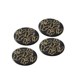 Marie Dumas Hunt Slonem Butterfly Coasters