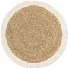 Marie Dumas Ivory Fringed Placemat