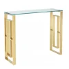 Marie Dumas Jenna Gold Console Table