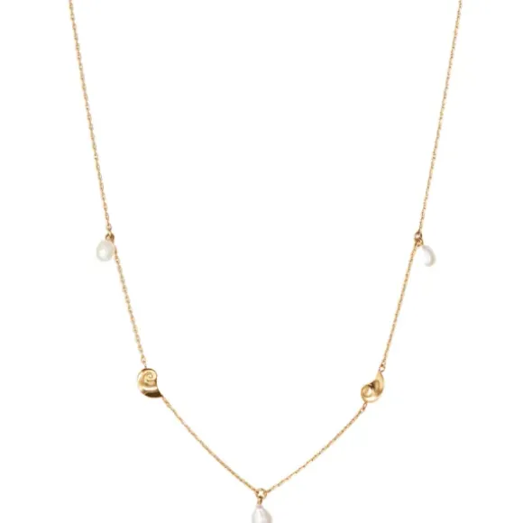 Marie Dumas Jenny Bird Lucille Gold Necklace