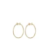 Marie Dumas Jenny Bird Small Gold Icon Hoops