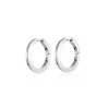 Marie Dumas Jenny Bird Toni Silver Hinged Hoops