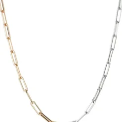 Marie Dumas Jenny Bird Two Tone Andi Slim Necklace