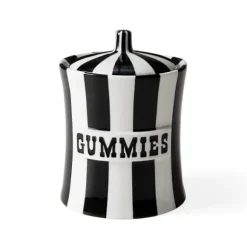 Marie Dumas Jonathan Adler Black & White Gummies Canister
