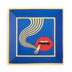 Marie Dumas Jonathan Adler Full Dose Square Tray Blue