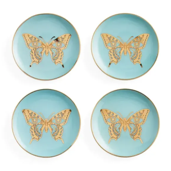 Marie Dumas Jonathan Adler Mariposa Set of 4 Coasters