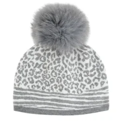 Marie Dumas Knit Leopard Hat