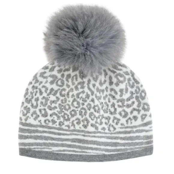 Marie Dumas Knit Leopard Hat