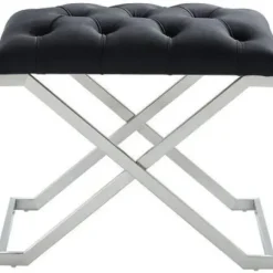 Marie Dumas Kylie Bench Black and Silver