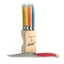 Marie Dumas Laguiole by Andre Verdier Multicolour Steak Knives