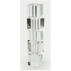 Marie Dumas Large Crystal Block Bud Vase