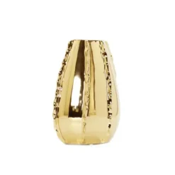 Marie Dumas Large Glossy Gold Tear Vase