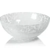 Marie Dumas Large White Confetti Glass Bowl