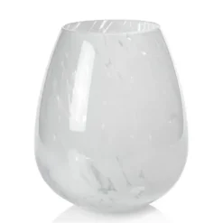 Marie Dumas Large White Confetti Vase