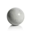 Marie Dumas Large White Marble Ball
