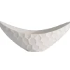 Marie Dumas Long Matte White Honeycomb Bowl