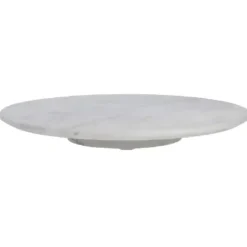 Marie Dumas Marble Lazy Susan - White