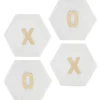 Marie Dumas Marble XOXO Coasters
