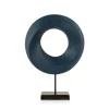 Marie Dumas Marino Blue Porcelain Twist on Stand