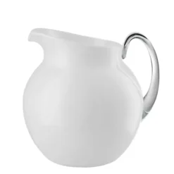 Marie Dumas MarioLuca Guisti White Palla Acrylic Pitcher