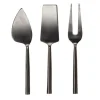 Marie Dumas Matte Black Cheese Set/3