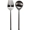 Marie Dumas Matte Black Salad Servers 11''