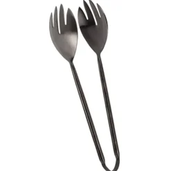 Marie Dumas Matte Black Salad Tong 10"