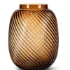 Marie Dumas Medium Brown Barrel Vase