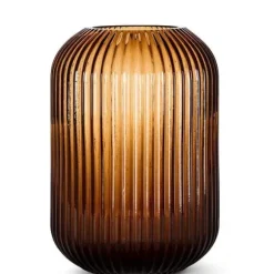 Marie Dumas Medium Brown Capsule Vase