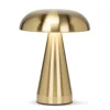 Marie Dumas Metallic Mushroom LED Gold Table Light