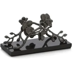 Marie Dumas Michael Aram Black Orchid Vertical Napkin Holder