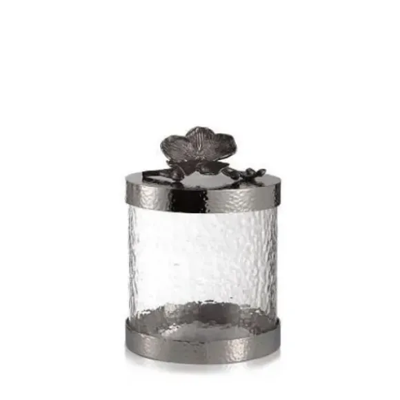 Marie Dumas Michael Aram Black Orchid Canister Extra Small