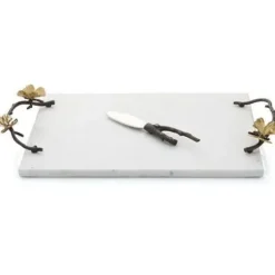 Marie Dumas Michael Aram Butterfly Ginkgo - Cheese Board w/ Knife