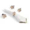 Marie Dumas Michael Aram Dogwood Napkin Rings - Pink