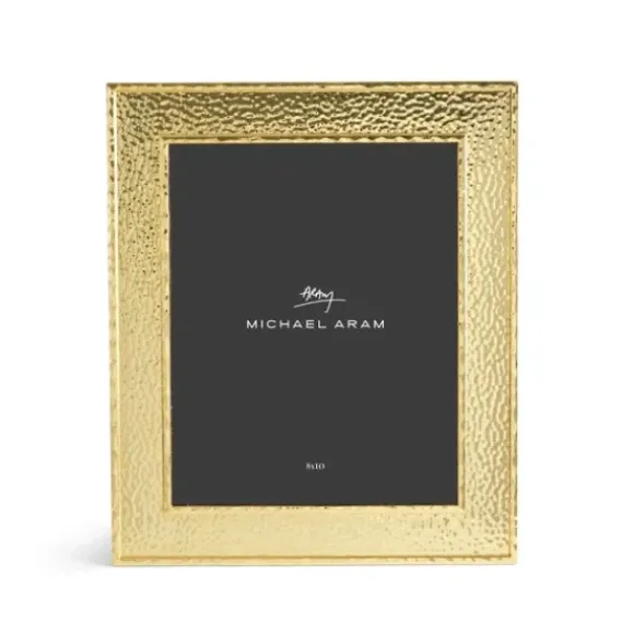 Marie Dumas Michael Aram Gold Hammertone 8x10 Frame
