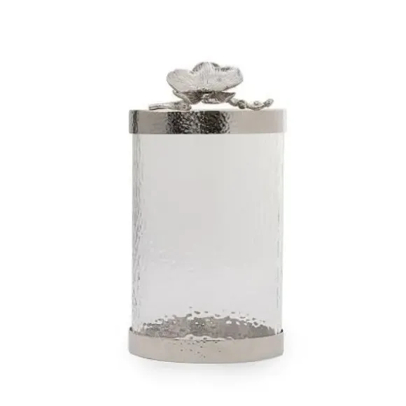 Marie Dumas Michael Aram Medium White Orchid Canister