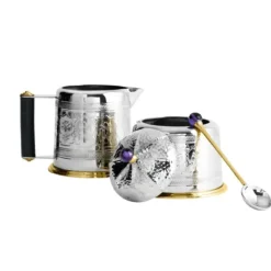 Marie Dumas Michael Aram Palace Creamer & Sugar with Spoon