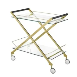Marie Dumas Mila Gold Bar Cart