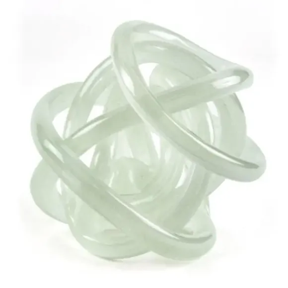 Marie Dumas Milky White Glass Knot