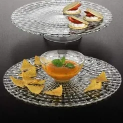 Marie Dumas Nachtmann Bossa Nova Cake Plate / Chip & Dip