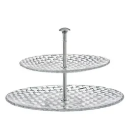 Marie Dumas Nachtmann Bossa Nova Two Tier Tray 23/32cm