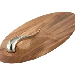 Marie Dumas Nambe Swoop Board w/Knife