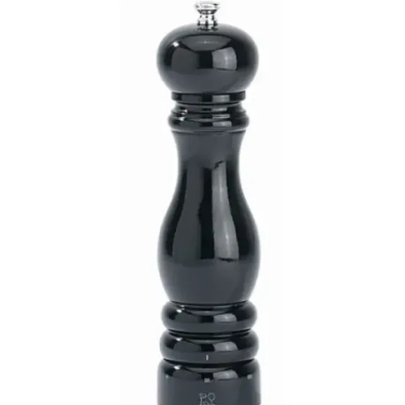 Marie Dumas Peugeot U'Select Wood Pepper Mill Black Lacquer