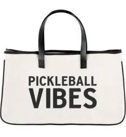 Marie Dumas Pickleball Vibes Canvas Tote Bag